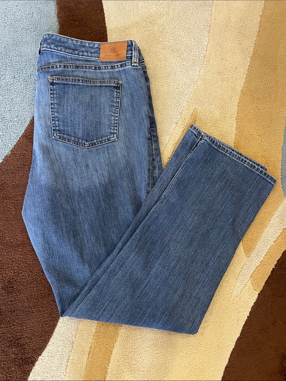 Lauren Ralph Lauren Women's Straight Leg Jeans - Blue Denim